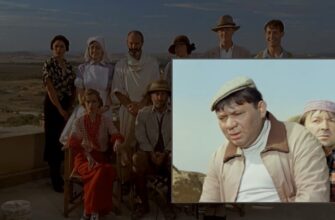 Кадры из фильма "Пуаро убийство в Месопотамии" и "Джентельмены удачи"