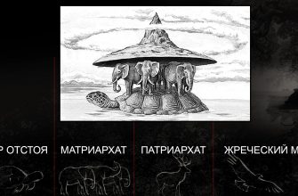 черепаха и три слона